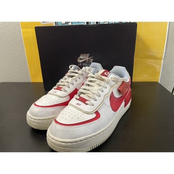 Nike Shoes - Size 9 - Nike Air Force 1 Shadow Cracked Leather 2021 With Box